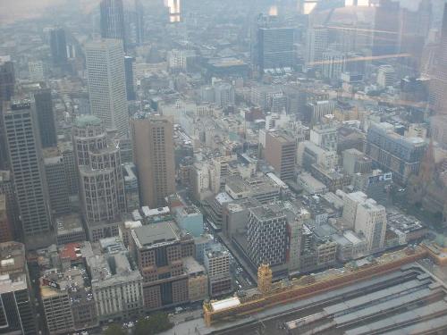 View from Skydeck Melbourne - view from Skydeck in Melbourne Australia. View from Skydeck Melbourne - view from Skydeck in Melbourne Australia.