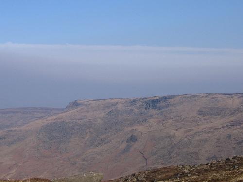 Mountains - The hazy afternoon sunshine over the Highlands