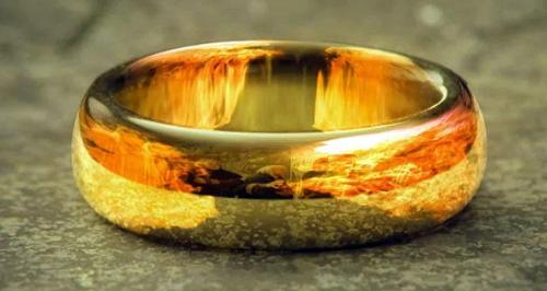 The Isuldur's Bane - The one Ring to rule them all. The ring forged by Sauran in the fires of Mt Doom, Mordor. A very nice ring, .. My Precious
