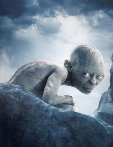 Smegul.. AKA Gollum - The character from LOTR, who guides Frodo till the Morgul Vale.