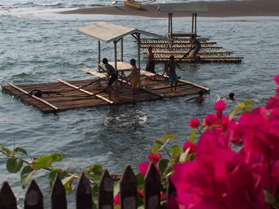 balsa - enjoy to ride on balsa/raft www.adamsbeachresort.com