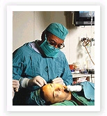 Plastic Surgery/Face Lift - This is a picture of a woman getting a face lift...