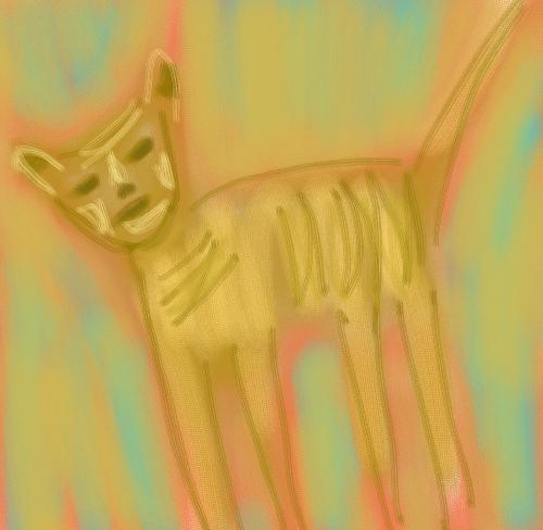 animal - A cat-like animal