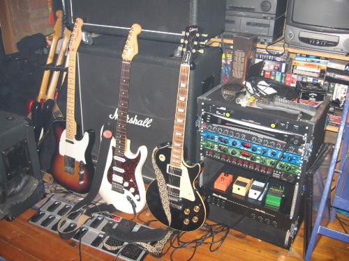 Guitars - An average gig set up