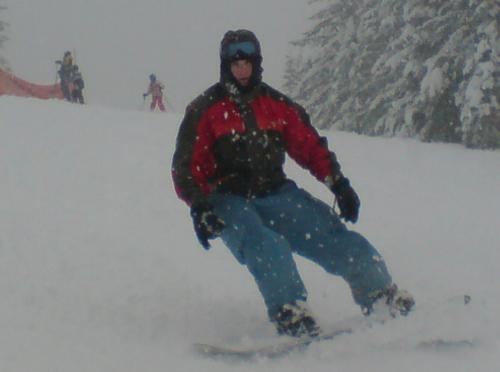 snowboarding - me snowboarding