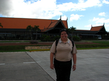 Siem Reap International Airport - After the plane landed to Siem Reap, Cambodia