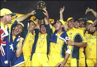 Aus team - My favourite Cricket star. World cup champions .