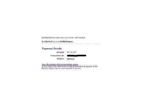 Deal Barbie Pays Fast payment proof 1 - The site pays 3 times a week, Mon-Wed-Fri. I recieved my payment within a few hours of request!