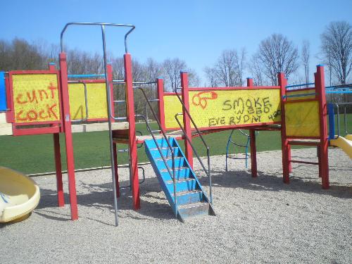 mature content graffiti - mature content graffiti at my children's school