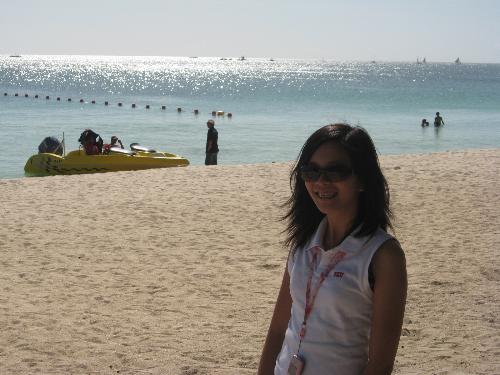 Boracay beach - One of the most sought-after vacation spots in the Philippines, where many tourists go to during the sunny days.