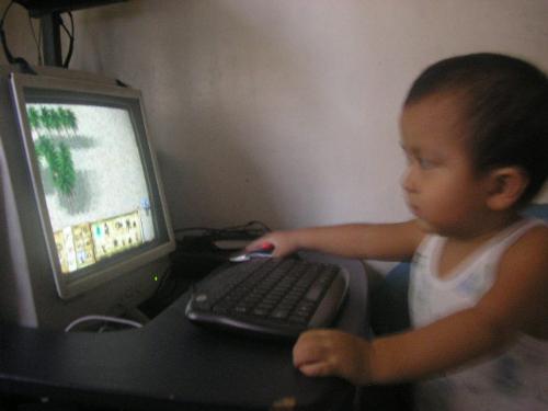 playing games  - pc games