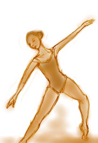 dancer - A dancer in a pose