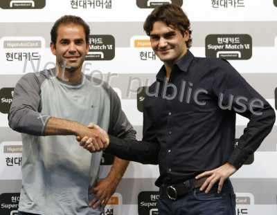 sampras n federer - shake hand