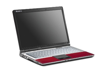 New laptop - a brand new red gateway laptop