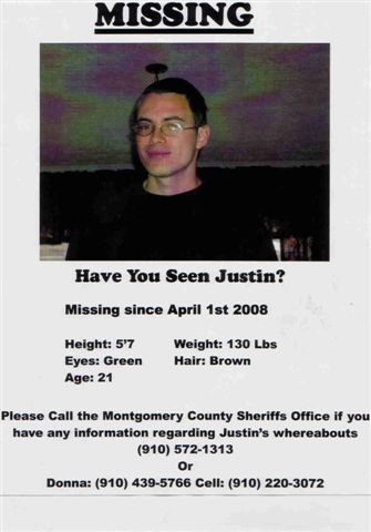 my friends friends grandson - justin's flyer....please help find him.