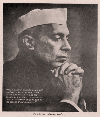 Jawaharlal nehru - The first prime minister of India.