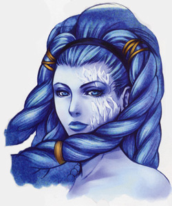 Shiva - Guardian Force in Final Fantasy VIII - The frozen body of Shiva arises from the ground. Awaking from her sleep, the goddess of ice shatters her icy slumber. She lifts her arm into the air, gathering a chilling energy that is forcefully blasted upon all enemies.  - ffonline.com