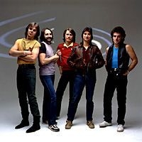 Journey  - Full band color shot gray background