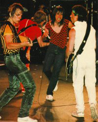 Journey  - The bank rocking out with gee-tars and sweat oh yeah don't stop belivin'