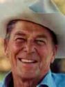  President Reagan - A picture of Reagan.