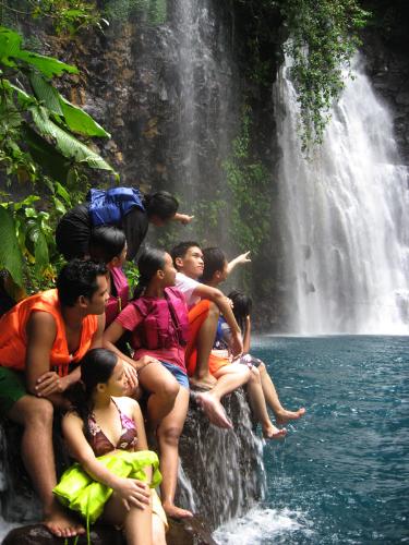 Tinago Falls, Iligan city, Philippines - Here I am with my friends during semestral break. We had loads of fun at a very cheap price. We felt one with nature. We bonded like there's not tomorrow. And most of all, we made an everlasting memory.  Sometimes, cheap thrills around the corner or near at home can be great. You don't have to travel far and spend lots of bucks to enjoy.
