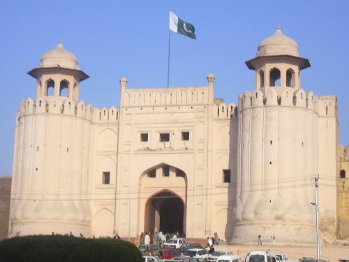 lahore fort - the front gate of the lahore fort