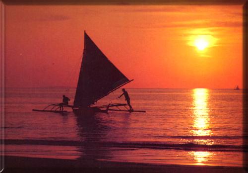 manila bay sunset - manila, philippines