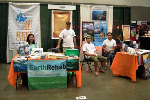EarthRehab and Reef Check for IYOR 2008 - EarthRehab and Reef Check on EXPO in LA for the International Year of the Reef 2008.
