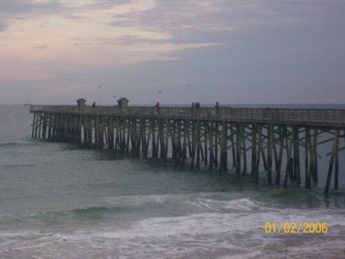Florida Boardwalk in winter - Picture of the Boardwalk in Florida in January.. VEry cold windy day..