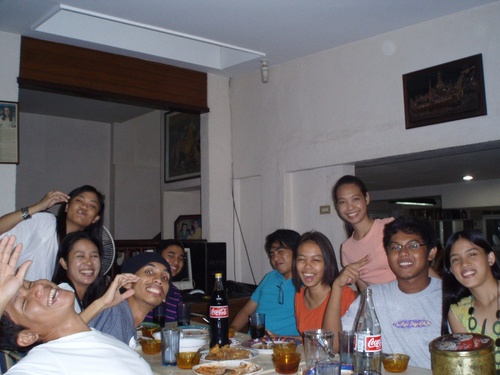 hungry hearts, irrelevant pic - my classmate rai-rai's birthday