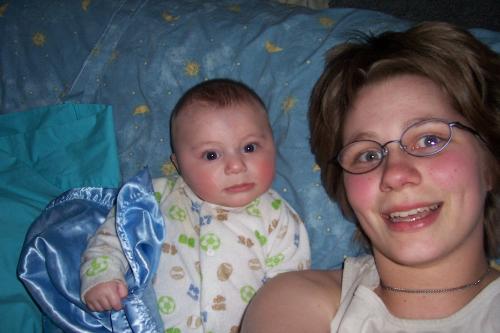 Mother and child - Me and my son having a good time hanging out together