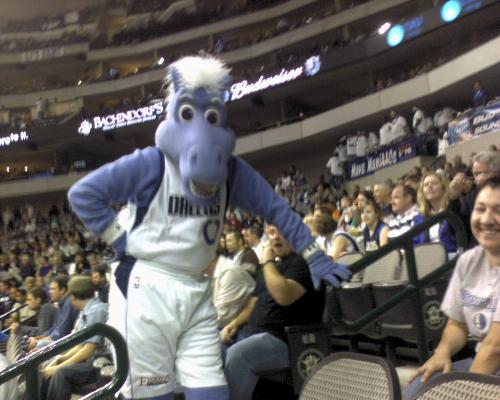 dallas maverick - one of dallas maverick's mascot