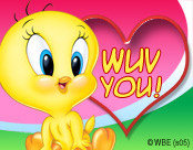 tweety bird - cartoon character. tweety bird.