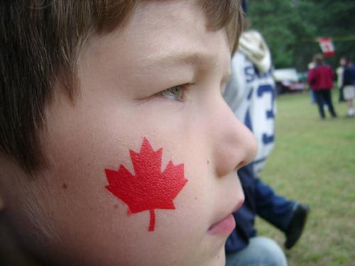 oh canada! - july 1st 2007 algonquin park ontario canada.