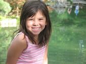 Beautiful girl - This is my Justice. She is so happy all of the time. She sings so nicely, She tap dances wonderfully. She is the best big sister to her little brother. We get hugs and kisses everyday from her. She feeds her dogs every morning before school and after school she brings up a basket of laundry for everyone to fold together- she does this to help not because she is forced to.  She is my angel. Man am I scared of the teen years.....
