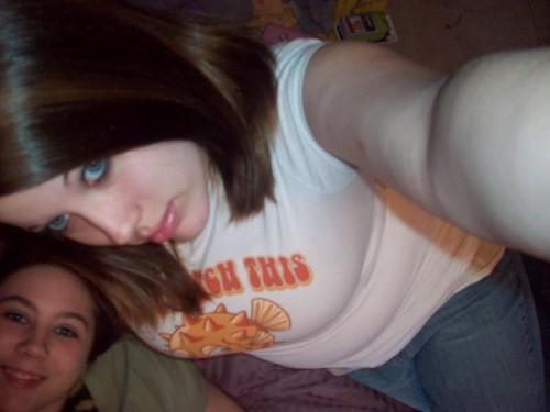 sisters - dani is in the white shirt and my head is sticking in th pic