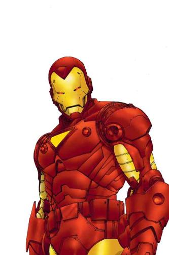 Iron man - fictional comic book superhero in the Marvel Comics universe
