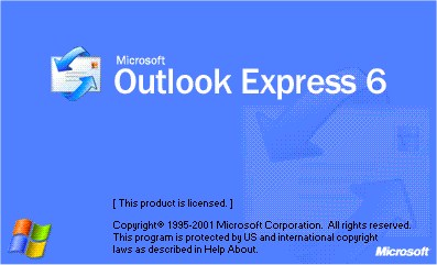 Outlook Express - Microsoft Outlook Express - windows built-in POP main application
