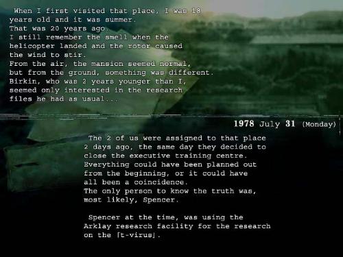 wesker's report #2 in english - wesker's report#2