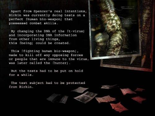 WESKER'S REPORT#2 Pg.18 - wesker's report#2