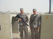 military - Two soldiers in Iraq. One is my son.