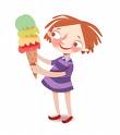 ice cream we all love ice cream - a little girl who loves ice cream