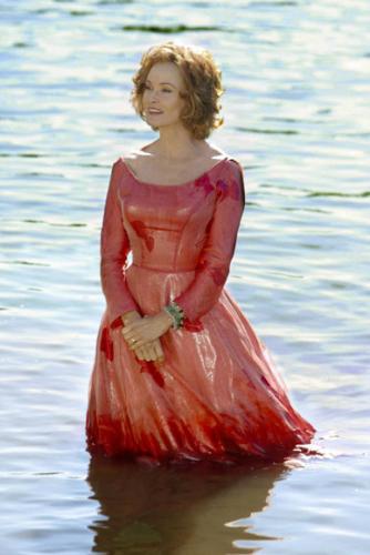 big fish - Edward's stories are so full of unbelieveable endeavors, impossible feats and downright magic that, as a grown man, Will finds then hard to swallow, but as Edward constantly reminds us throughout the film,what makes a good story is 'flavor' not 'fact'
