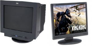 monitor - CRT and LCD monitor...
