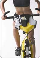 Exercise bike - Helps you burn calories.