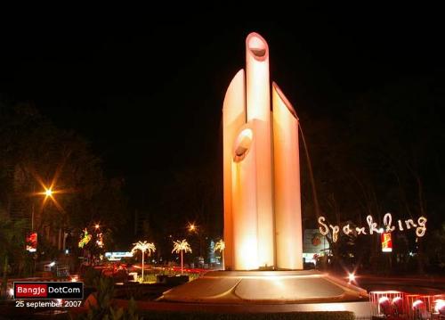 Bamboe Roencing Monument - One of historical monuments in Surabaya.