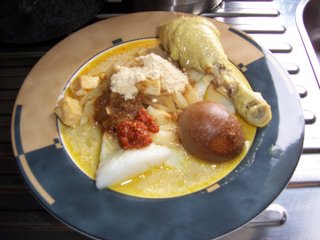The delicious Lontong Cap Go Meh - One of Indonesian delicious cuisine