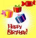 Happy birthday - The picture is a wish to birthday celebration