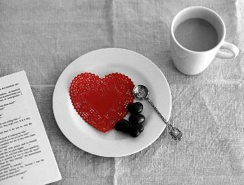 coffee - heart and coffee