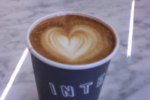 coffee art - heart